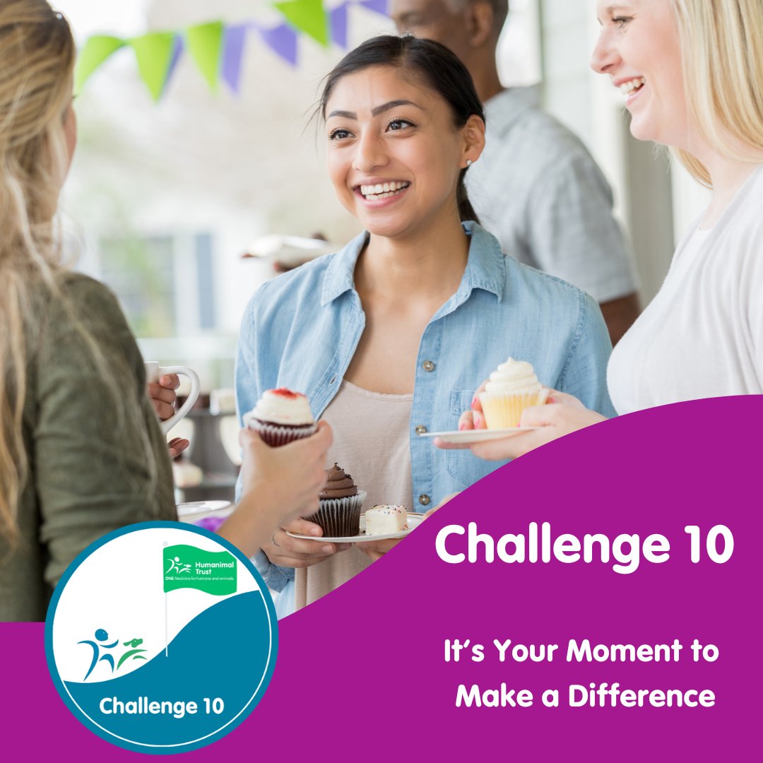 HumanimalTrust's tweet photo. Stuck for ideas on creating your very own ‘Challenge 10'? You will find a guide and links to create your very own fundraising page at https://t.co/gFNMmPEWc0 . Why not give it a go? It's your moment to make a difference and we can't wait to hear all about it! #Challenge10 https://t.co/TnNwHbpYn8
