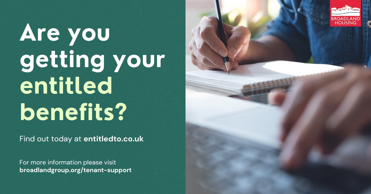 Unsure if you are getting your entitled benefits? 🤔 ➡️ Find out today at entitledto.co.uk Use the free benefits calculator to find out what you might be able to claim. ✅ #BenefitsSupport #BroadlandHousing