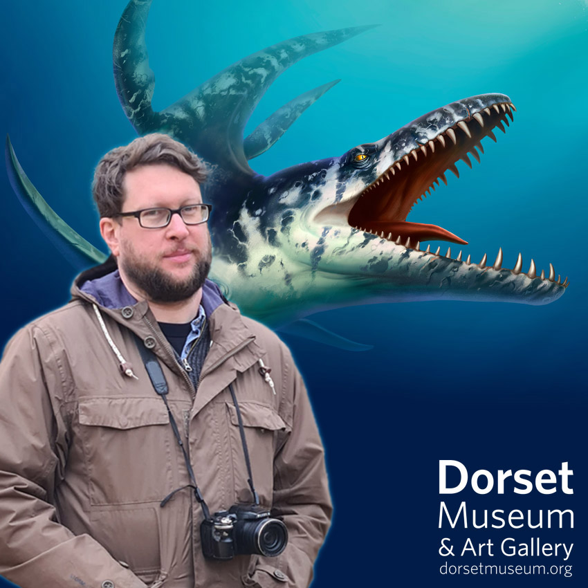 PliosaurKevan's tweet photo. If you were fascinated by the discovery of the #Pliosaur '#SeaRex' found at Kimmeridge last year, then join us on Thursday 14 March 2024, at 7pm for a talk by Dr. Darren Naish @TetZoo titled 'The News on Ancient Sea Reptiles.' #FossilFriday #Heritage #History #Dorset. (1/3) https://t.co/bm2Bruje8q