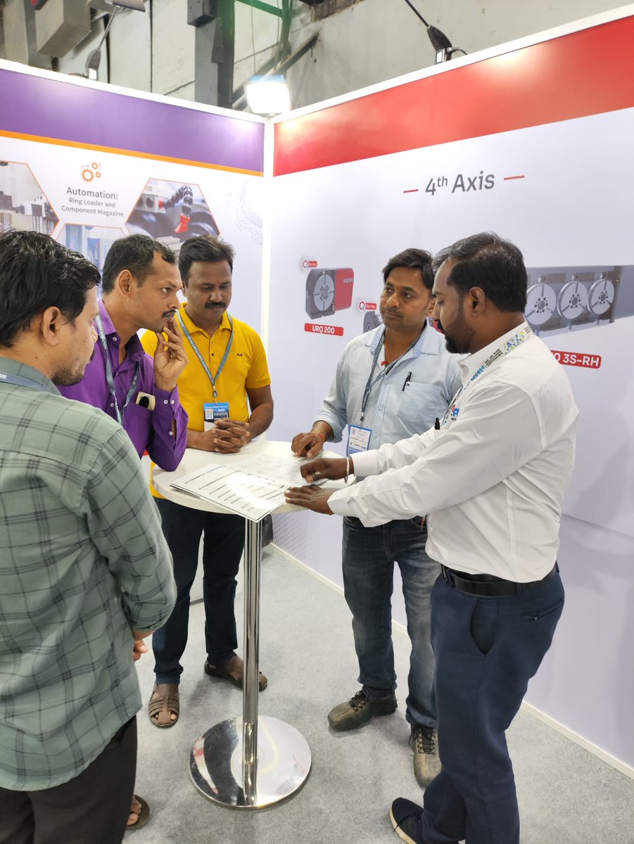UCAMPvtLtd's tweet photo. DAY 3 @ DMI 2024
.
.
.
.

#ucam #ucamindia #CNCRotaryTables #MachiningProductivity #DieandMould #Rotarytable #EngineeringExcellence #MachineTools #TooledupSolutions #vocalforlocal #makeinindia #cncmachining #mumbai https://t.co/oYQow6ggUd