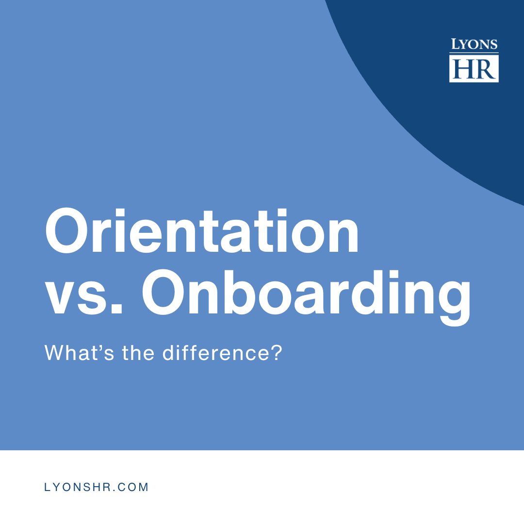 LyonsHR's tweet photo. Orientation vs. Onboarding: What's the difference? 🤔 Orientation is just the beginning, while onboarding is a journey of integration and engagement. Dive into our article to explore the ongoing activities that make onboarding a game-changer for your business! https://t.co/dIdXcWGQ4H