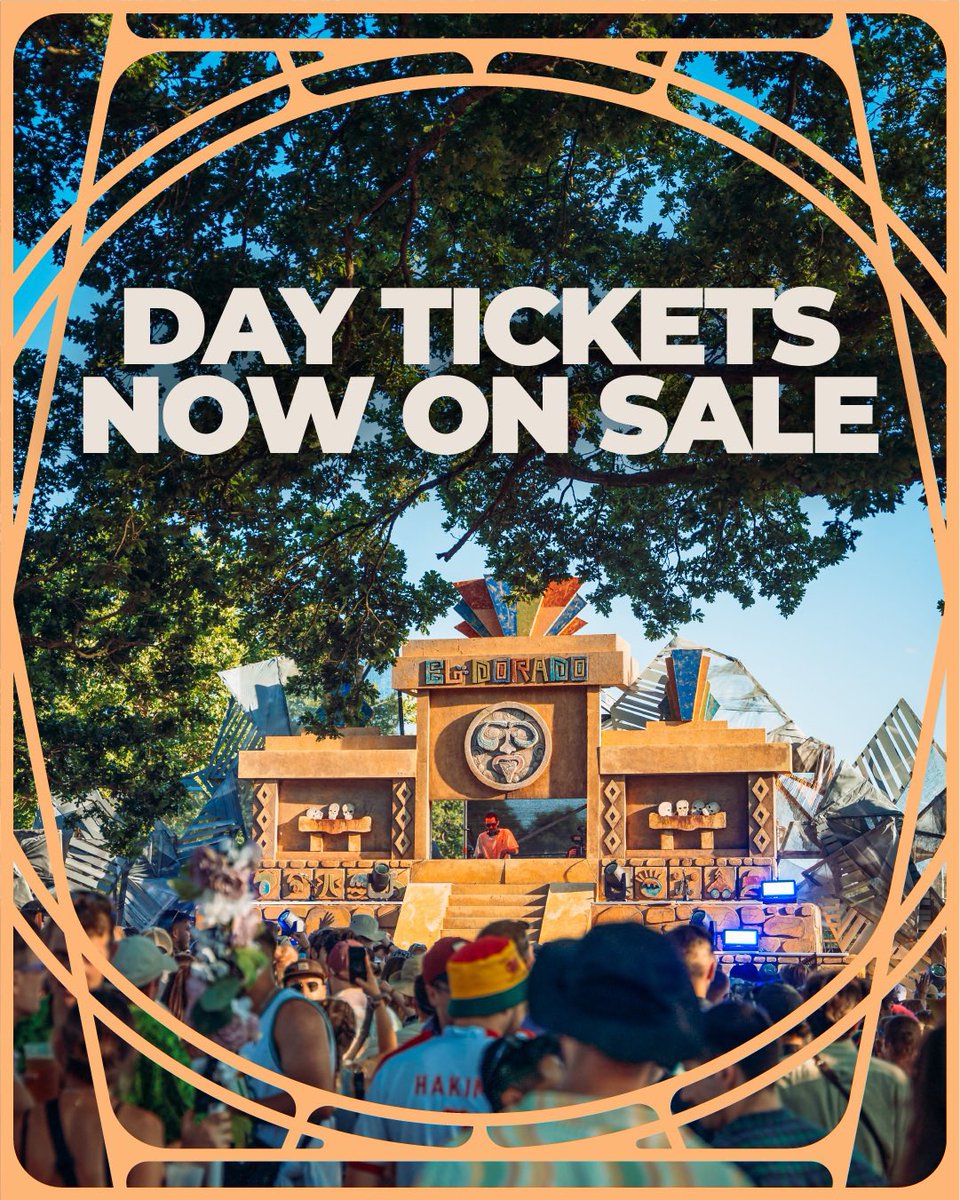 ☀️ DAY TICKETS NOW ON SALE ☀️ Back by popular demand, Saturday & Sunday tickets are now available starting from just £75 per person! Enjoy a full day and night of programming from 10am through to the early hours 🎉🕺 Tickets: eldoradofestival.com