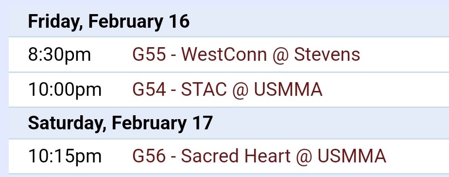 methockey's tweet photo. MCHC Schedule, Final Weekend of Regular Season...

https://t.co/B97wXSmHfc

@achahockey @achamensd3 https://t.co/ORgDF5RAIl