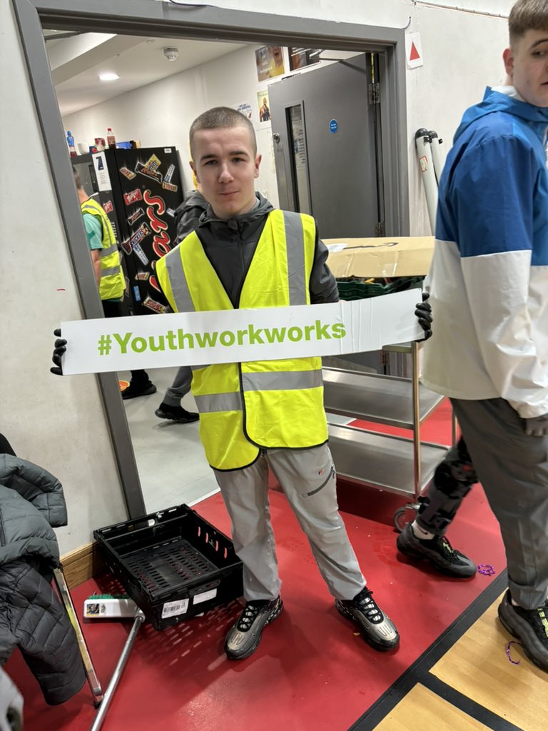 Senior lads from Holy Trinity in giving staff a hand doing a centre clear out as a part of their social action project on their final day of midterm. Some hard work going on, brilliant bunch of young men!