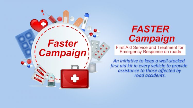The FASTER campaign launched by Saint Gurmeet Ram Rahim Singh Ji Insan at Dera Sacha Sauda Sirsa is a unique initiative aimed at providing timely medical aid to accident victims.#FASTER #FirstToAid
#FasterCampaign #SaveLivesWithFirstAid 
#SaveLivesWithFASTER 
@Gurmeetramrahim ❤