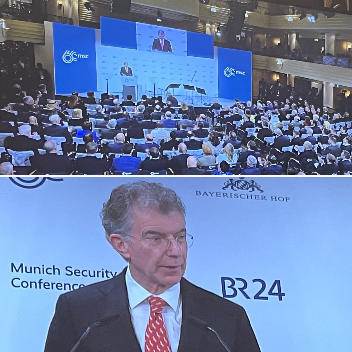 Christoph Heusgen opens the 60th anniversary MSC security conference in Munich, mourning the death of Alexei Navalny. How do we stand up against the ‘lose lose’ logic and where can we find a silver lining in a fractured world? @UISweden #MSC2024