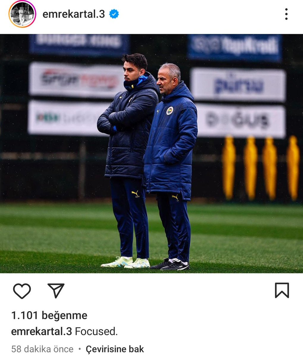 buzzspor's tweet photo. Emre Kartal: "Odaklan." https://t.co/DCrUTPPuHI