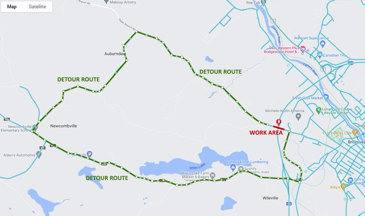 TRAFFIC > Reminder that St. Phillips Street will be closed to through traffic this weekend due to planned demolition of the Highway 103 overpass just north of Logan Road. A detour will be in place from Friday at 6 p.m. through Saturday and Sunday until work is completed.