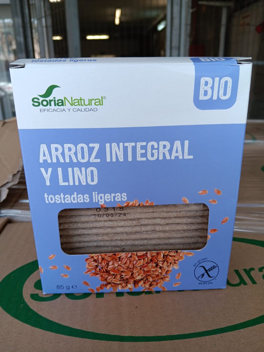 Ahir vam derivar al Rebost Solidari de Sant Andreu de @caritasbcn 2 palets de beguda vegetal antioxidant i de torrades d'arròs integral i lli de @SoriaNatural. Moltes gràcies per col·laborar amb el @pontalimentari! #sompa #aprofitamentalimentari @bancderecursos