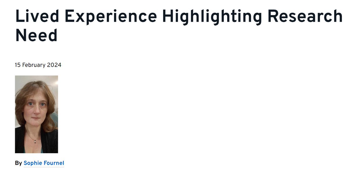 📢New blog! 📢

Hear from Sophie, one of our brilliant Research &amp; Training Fellows, about how she is finding the programme, and the importance of research led by people with lived experience: 
research.kent.ac.uk/chss/research-…