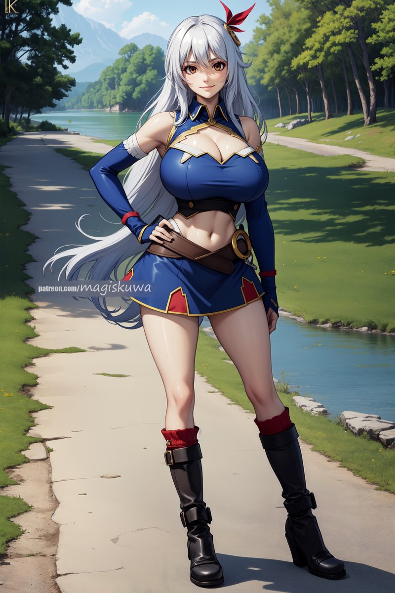 magiskuwa's tweet photo. Eleonora Viltaria | Madan no Ou to Vanadis 🤍
Follow + Turn on notifications 🔔 to receive every new content i post.
Helps me a lot also.
Thank you!
#StableDiffusion #stablediffusionwaifu #aigirls #AIイラスト #aiartcommunity #eleonora #vanadis https://t.co/wTR9esS3Kb