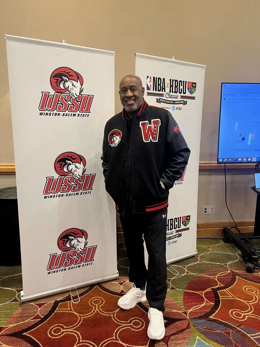 WSSU_Athletics's tweet photo. One more day!!! Ramily make sure you tune in tomorrow on TNT at 2 pm to watch the Rams take on the Panthers of Virginia Union in the HBCU Classic during NBA All-Star Weekend! #NBAHBCUClassic @NBA https://t.co/qhBRsyEBjy