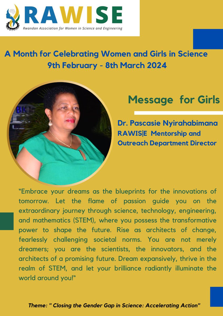 Rwandan Women in Science & Engineering tweet media