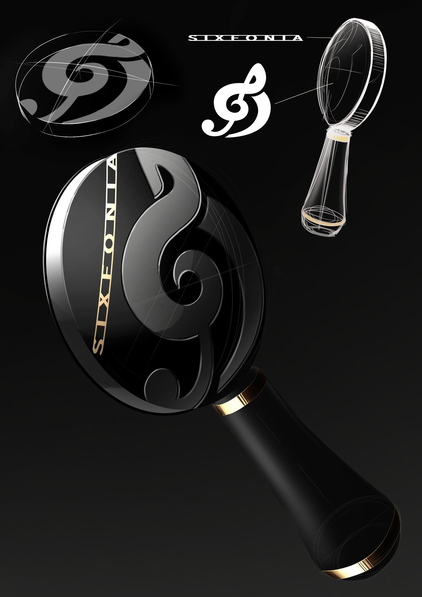 シクフォニ ロゴ型ペンライト シクフォニペンライト