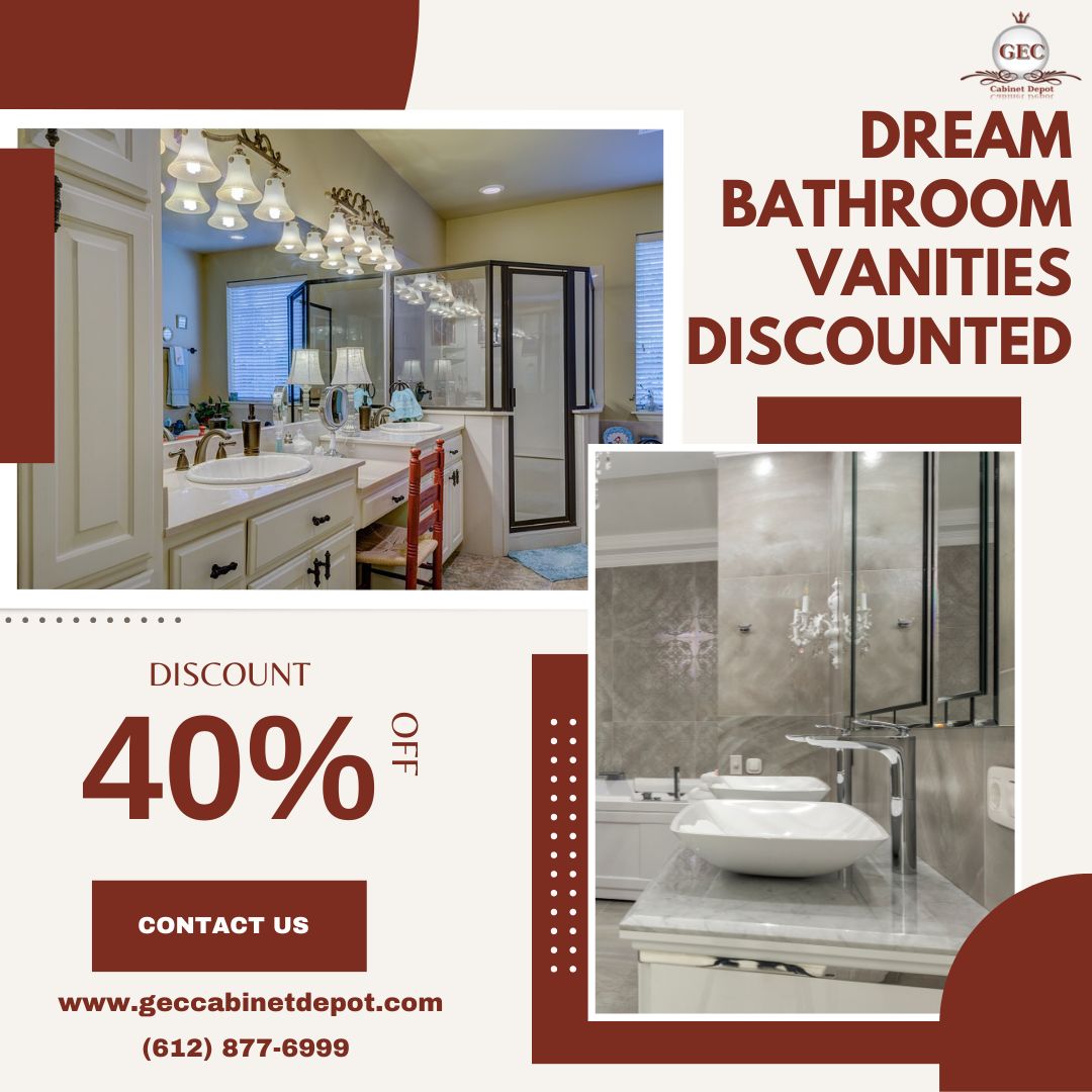 GECCabinet's tweet photo. Revitalize your bathroom with our exclusive selection of modern vanities at UPTO 40% discounts. We offer the perfect blend of elegance and functionality, transforming your space into the dream bathroom you've always desired.  Contact Us: https://t.co/cxS8wEBJLu
#BathroomVanities https://t.co/EcSpyKKOPh
