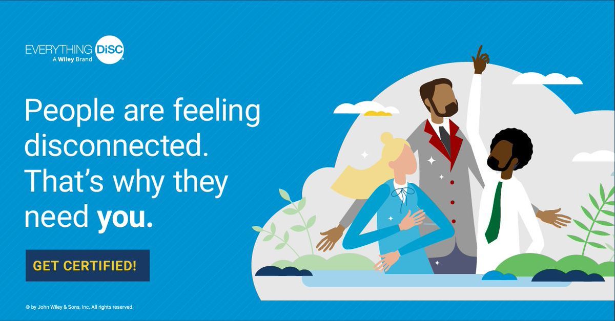 Transforming organizational culture is possible, and it starts with you. As an Everything DiSC Certified Practitioner, gain the tools and skills you need to reconnect people on a human level, ultimately shaping a culture where people want to work. 
 #disccertification