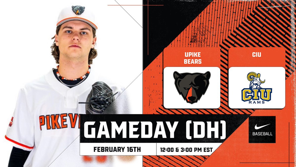 Let’s play ✌🏼 today! Bears Baseball taking on CIU today to open our first conference series weekend. Come out to The Johnnie and enjoy some Bears Baseball #climbthemountain 

If you can’t make it you can watch it! Go to our UPIKE Athletics website and click watch live on the menu