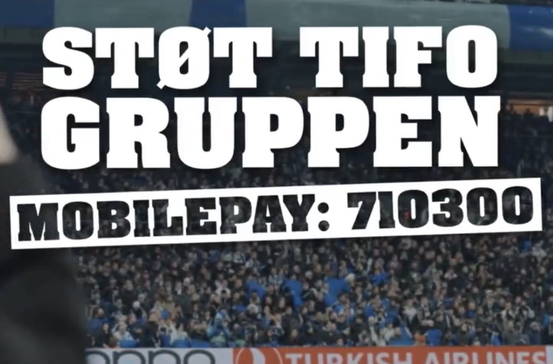 Det koster at lave tifoer! MP: 710300🔊

#fcklive