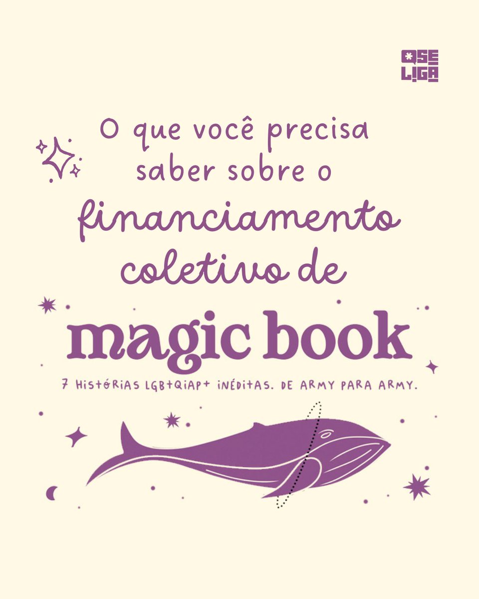 SeLigaEditorial's tweet photo. Nosso #MagicBook, carinhosamente apelidado de Bíblia Army, terá cerca de 500 páginas (nosso primeiro calhamaço 😭), contendo 7 histórias LGBTQIAP+ 🏳️‍🌈 inéditas, assinadas pelos maiorais: Yulle, Labadessa B., Levi Assiral, Yuri Peach, Eliel Vítor, Rafaela Silva e Amanda Condasi. https://t.co/O61i3X7WJJ