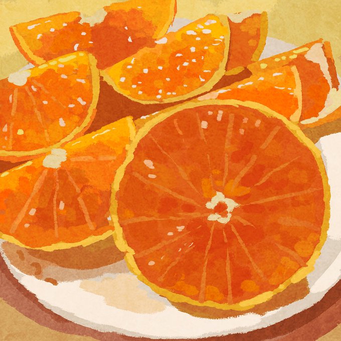「orange slice」 illustration images(Latest｜RT&Fav:50)