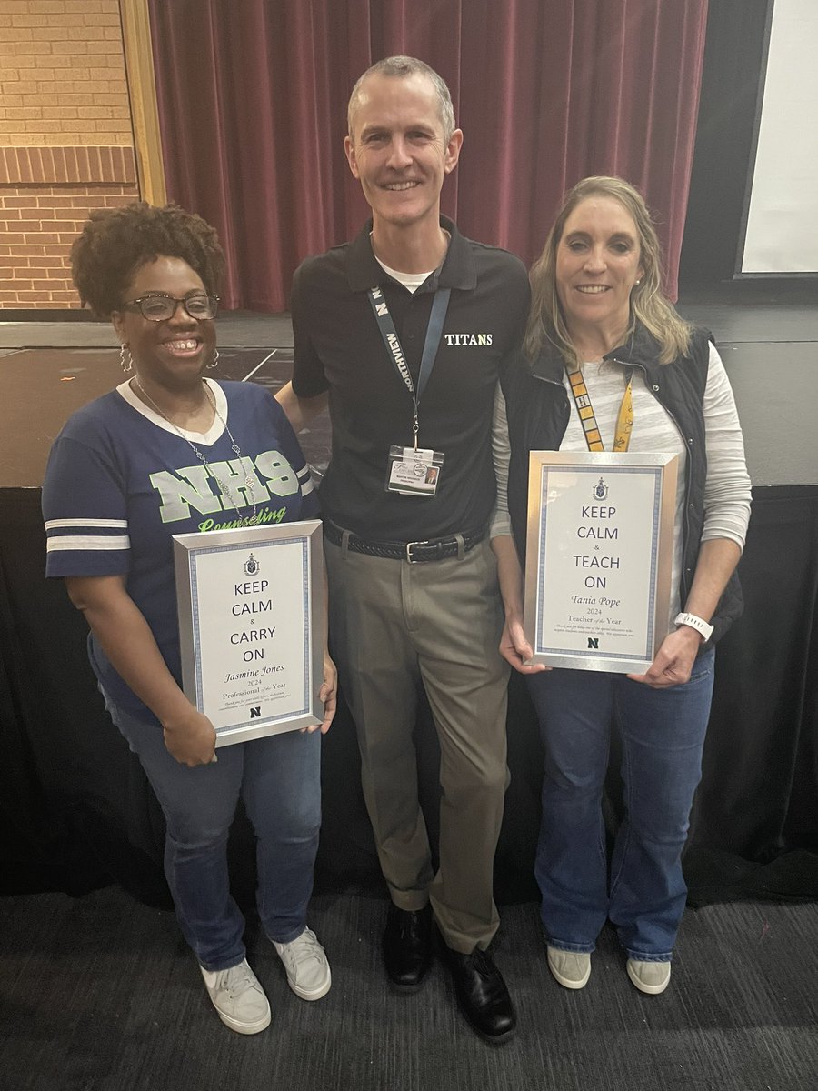 Congratulations to our Titan Teacher and Professional of the Year, Ms. Tania Pope and Ms. Jasmine Jones! Thank you for all you do! You represent The View well! #TOTY #POTY #TeamTitans