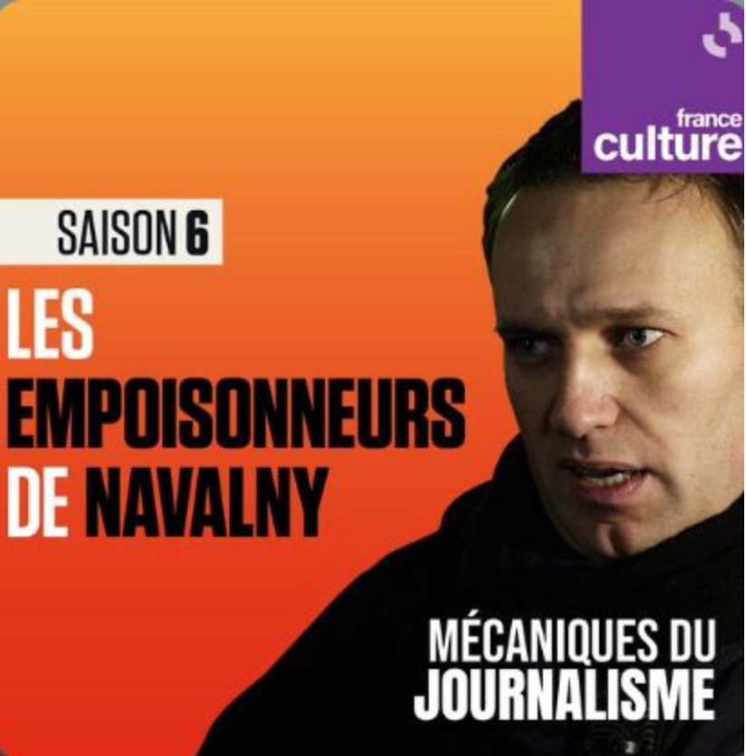 Août 2020, AlexeÏ Navalny est empoisonné. L'enquête du site britannique Bellingcat est racontée dans ce podcast Mécaniques du journalisme de @franceculture. Nécessaire, encore plus aujourd'hui. A écouter sur la plateforme @radiofrance radiofrance.fr/franceculture/…