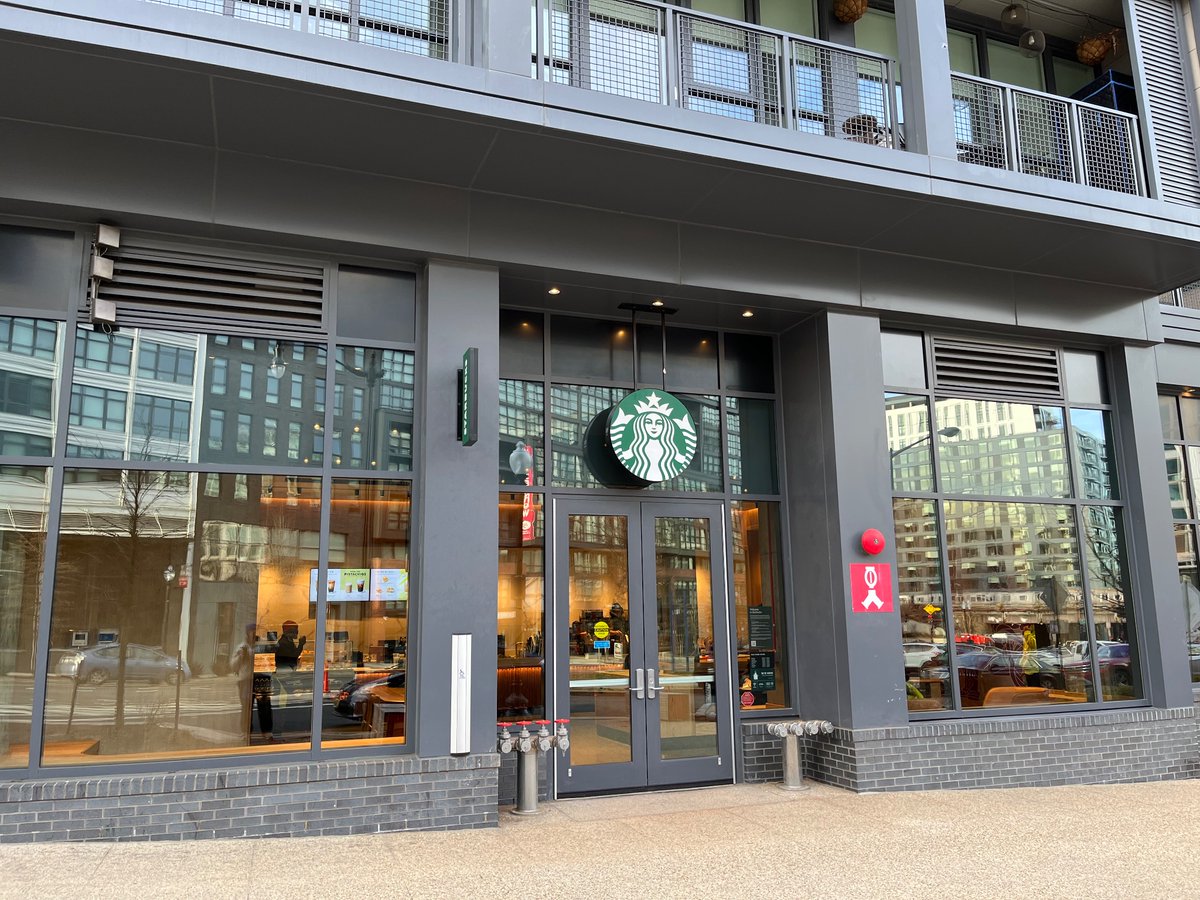 hey <a href="/PoPville/">PoPville</a> new Starbucks on N St NE (Across Florida Ave from Trader Joe’s) is open today! They’re giving out free samples of the new Oleato latte (tasty!) and the staff was lovely.