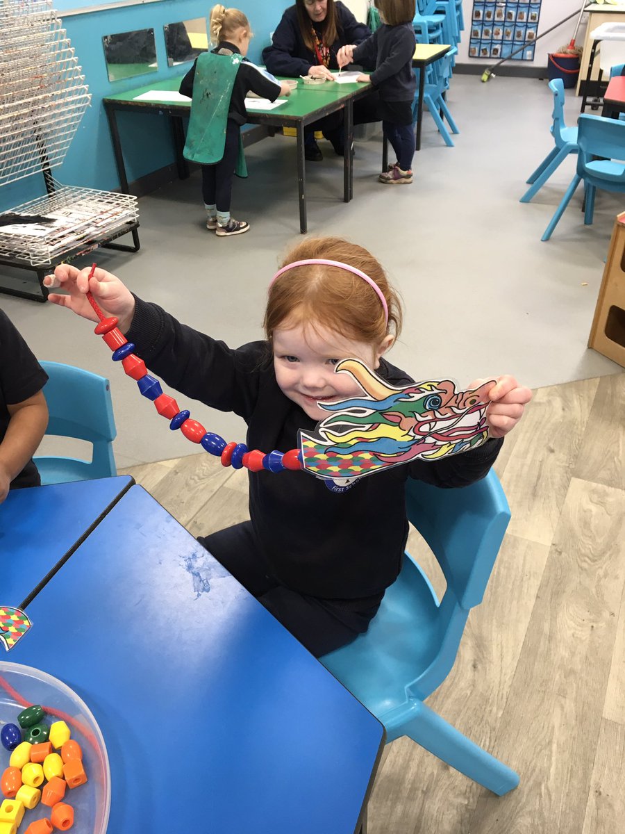 DinningtonFirst's tweet photo. Happy Chinese New Year from Nursery. We had lots of fun learning about this celebration #opentonewexperiences https://t.co/vC4oAkbNSL