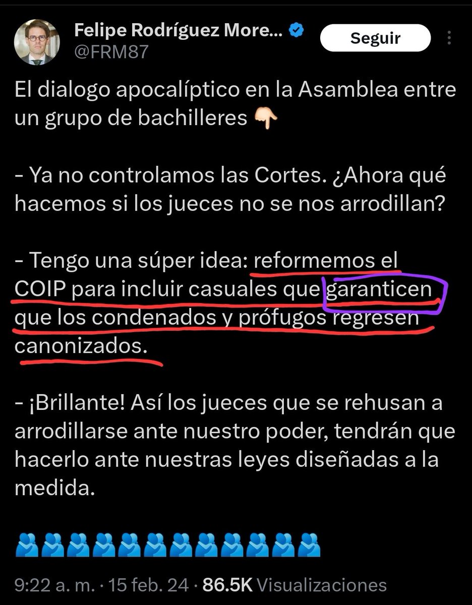 DDavidVillamar's tweet photo. El cuento ahora es q el "correismo busca impunidad con la reforma al COIP q obligaría a acatar lo q diga la Corte Interamericana"
A qué le temen, si Correa fue juzgado por la justicia más descorreizada y con los argumentos de la fiscal más infalible?
Veamos la historia completa🧵 https://t.co/9u18OhQoCG