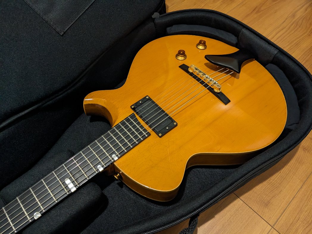 hs_solo_guitar's tweet photo. Eastmanの修理が完了。

いい感じに仕上がりました。

#ジャズ #jazz #ギター #guitar #ジャズギター #フルアコ #jazzguitar #jazzbox #イーストマン #eastman #eastmanguitar #eastmanguitars #バルトリーニピックアップ #bartolinipickups https://t.co/zmdw35eaOC