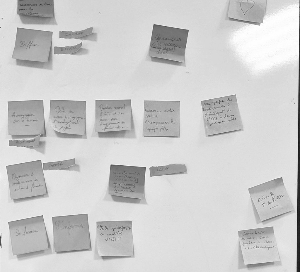 👣 Actions petites & grandes pour déployer #ÉducMédiasInfo 🔄 Visio avec @LeCLEMI pour travail sur l'interdisciplinarité ❓️ questionnement sur lettre de mission, communication 🎯 pistes formation 1️⃣ Journée riche en échanges & production 🙏 Ambassadeurs EMI 1D @AcLaReunion !