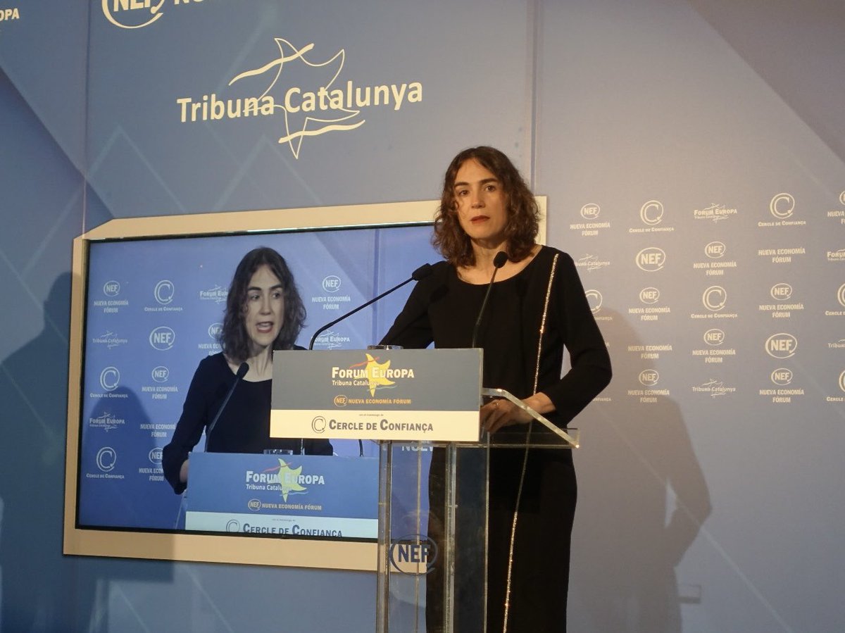 🟢 La consellera <a href="/gemmaubasart/">gemma ubasart</a> ha defensat avui al <a href="/NewEconomyForum/">New Economy Forum</a> que cal una reforma de la Llei orgànica del Poder Judicial per tal que llengua catalana sigui un requisit per exercir a Catalunya. “Els ciutadans d’aquest país tenen dret a ser atesos i a interlocutar amb