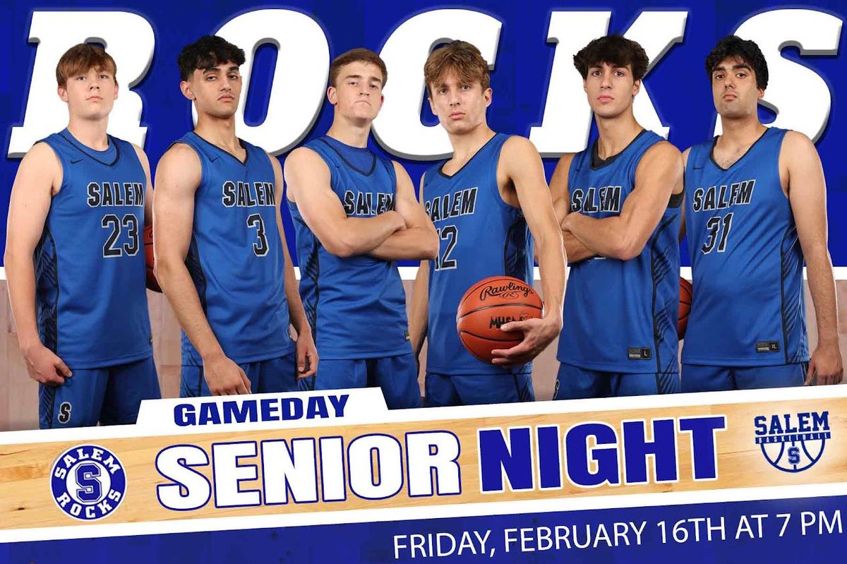 SalemRocksBasketball (@salemhoops) on Twitter photo 🏀🏀 Gameday 🏀🏀
Freshmen at 4:00
JV at 5:30
Varsity at 7:00
vs Howell
<a href="/SalemHSRocks/">Salem Athletics</a> <a href="/SalemBlueCrew/">BLUE CREW</a> <a href="/MPVasilnek/">Michael Vasilnek</a> <a href="/MoeA23/">Moe Ammar</a> 🏀🏀 Gameday 🏀🏀
Freshmen at 4:00
JV at 5:30
Varsity at 7:00
vs Howell
<a href="/SalemHSRocks/">Salem Athletics</a> <a href="/SalemBlueCrew/">BLUE CREW</a> <a href="/MPVasilnek/">Michael Vasilnek</a> <a href="/MoeA23/">Moe Ammar</a>