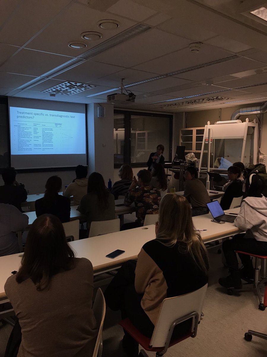 PhD students of the psychology and logopedics arrange their own roundtable discussions approximately once each month to discuss their projects and receive comments. Almost 40 students and staff are present discussing the projects today! 🌟 <a href="/HelsinkiUniMed/">Medicine and Health, University of Helsinki</a>