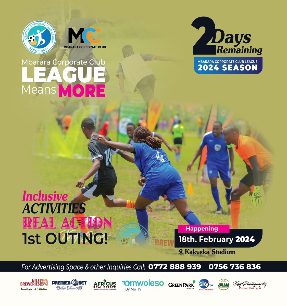 The 1st outing of 2024 is here guys with lots of exciting activities  to mention but a few..
Don’t miss out 
#NBLMCCSeason24