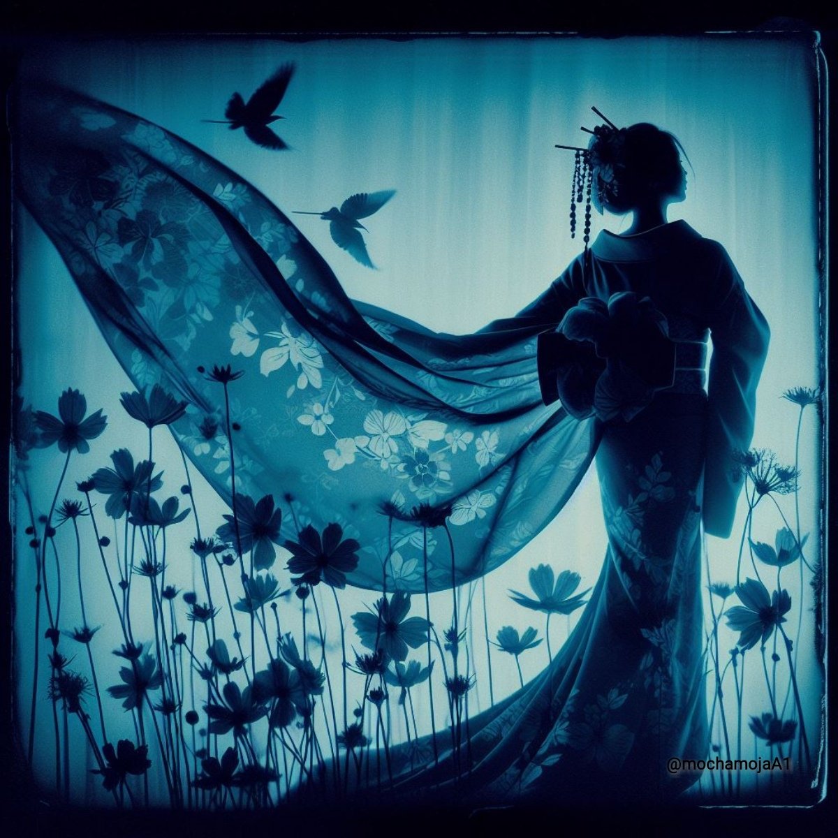 mochamojaA1's tweet photo. #DALLE3
着物
#AIart #cyanotype #カロタイプ #callotype #ポートレイト #streetsnap #AIidol #AIartwork #AIグラビア #AIイラスト #AIillustration #AImood #AIartcommunity https://t.co/IjFkYU6tm2