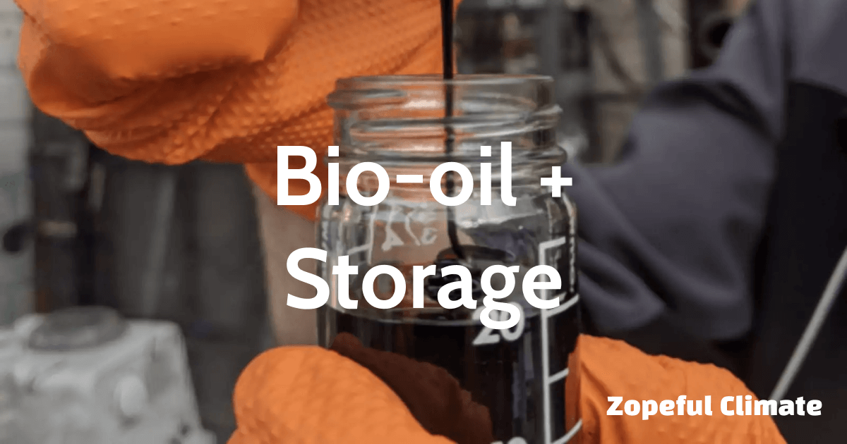 zopeful_hq's tweet photo. 🌳 Let’s talk about…..bio-oil with permanent storage 🛢️
#carbonremoval #CDR #biooil #carbonremovalportfolio
🧵 https://t.co/TmprErh1HO