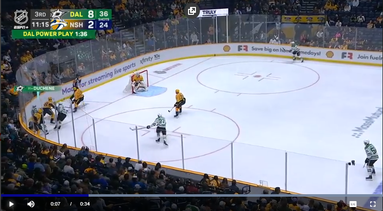 bronbron9's tweet photo. @OwenNewkirk @PR_NHL @NHL Can we get the stats dept to check the last Dallas goal. Seems pretty clear that Duchene had the second Assist right? https://t.co/zisAZKjF6h