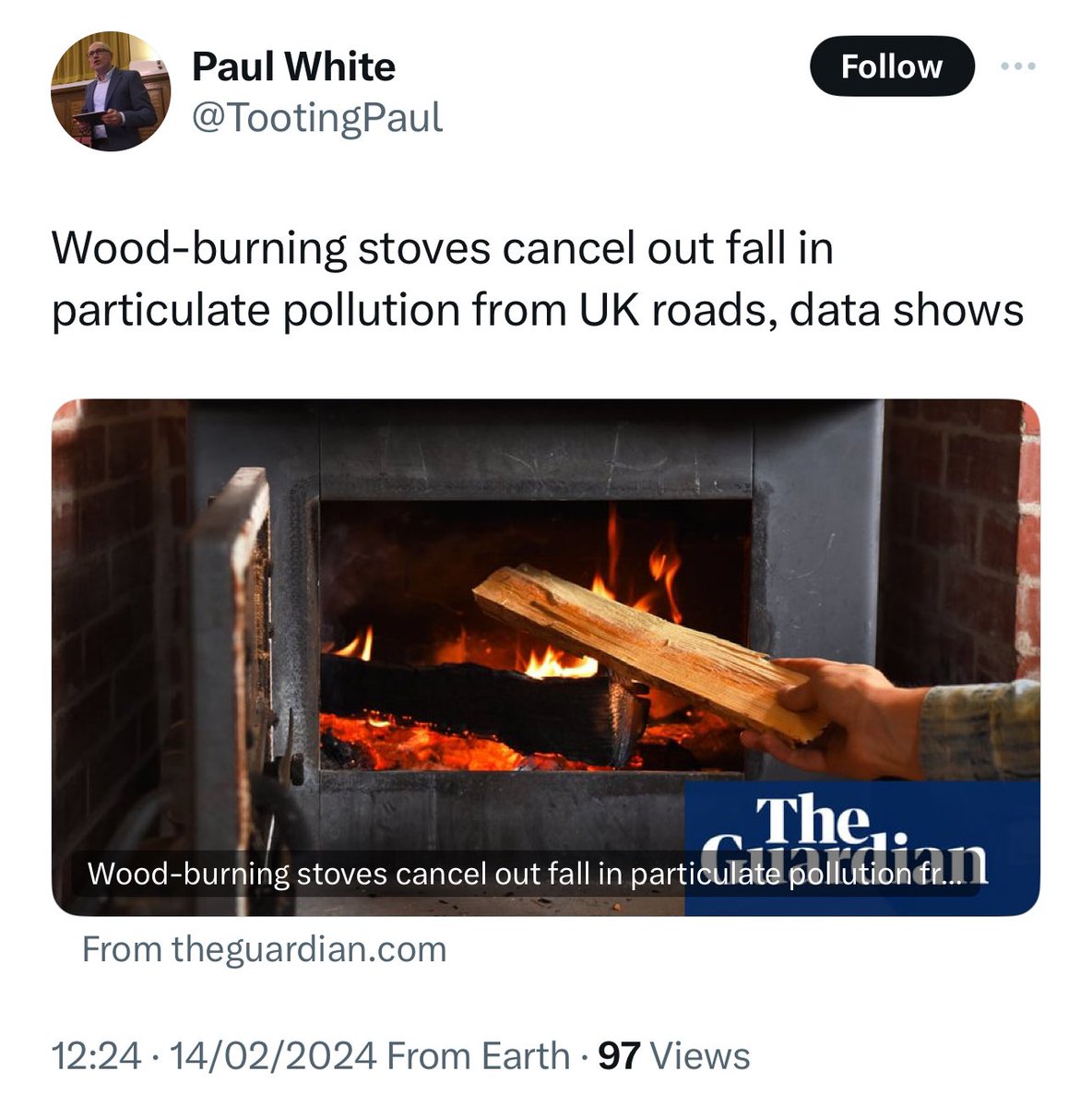 WandsWatch's tweet photo. Last year: “we’ll make sure residents know the effect it has on air quality and call on them to stop burning wood” @JudiG 

Anyone seen the big @wandbc information campaign yet? https://t.co/QBw2RDZWqV