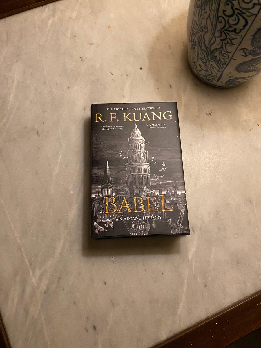 Baca Babel R.F Kuang ini antara pengen cepet kelar tapi juga nggak pengen cepet kelar.  

But, so far so good. 👌