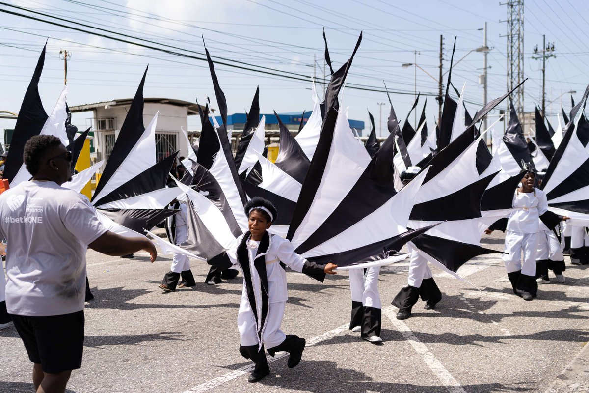 republicbanktt's tweet photo. 🎉🎶 Huge congratulations to Zebapique Productions for winning the 2024 Downtown Junior Band of the Year title and securing 2nd place in the non-school large band category in the 2024 National Junior Parade of the Bands!  🥳🏆 #Zebapique #JuniorCarnival #PowerToMakeADifference https://t.co/t5sWDEPgBk