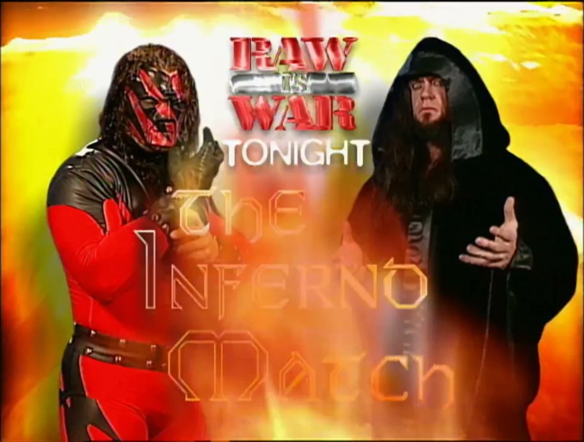wrestle_hist's tweet photo. 2/16/1999

The Undertaker defeated Kane in an Inferno Match on RAW from the UTC Arena in Chattanooga, Tennessee.

#WWF #WWE #WWERaw #Undertaker #ThePhenom #TheDeadMan #AmericanBadass #Kane #BigRedMachine #TheDevilsFavoriteDemon #InfernoMatch https://t.co/BmKSHusYkw