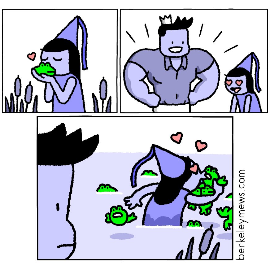 Frog kiss 