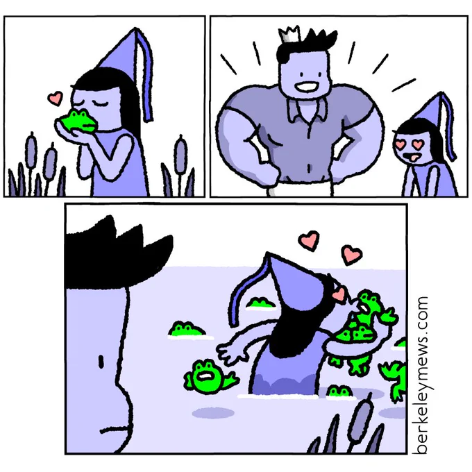 Frog kiss 