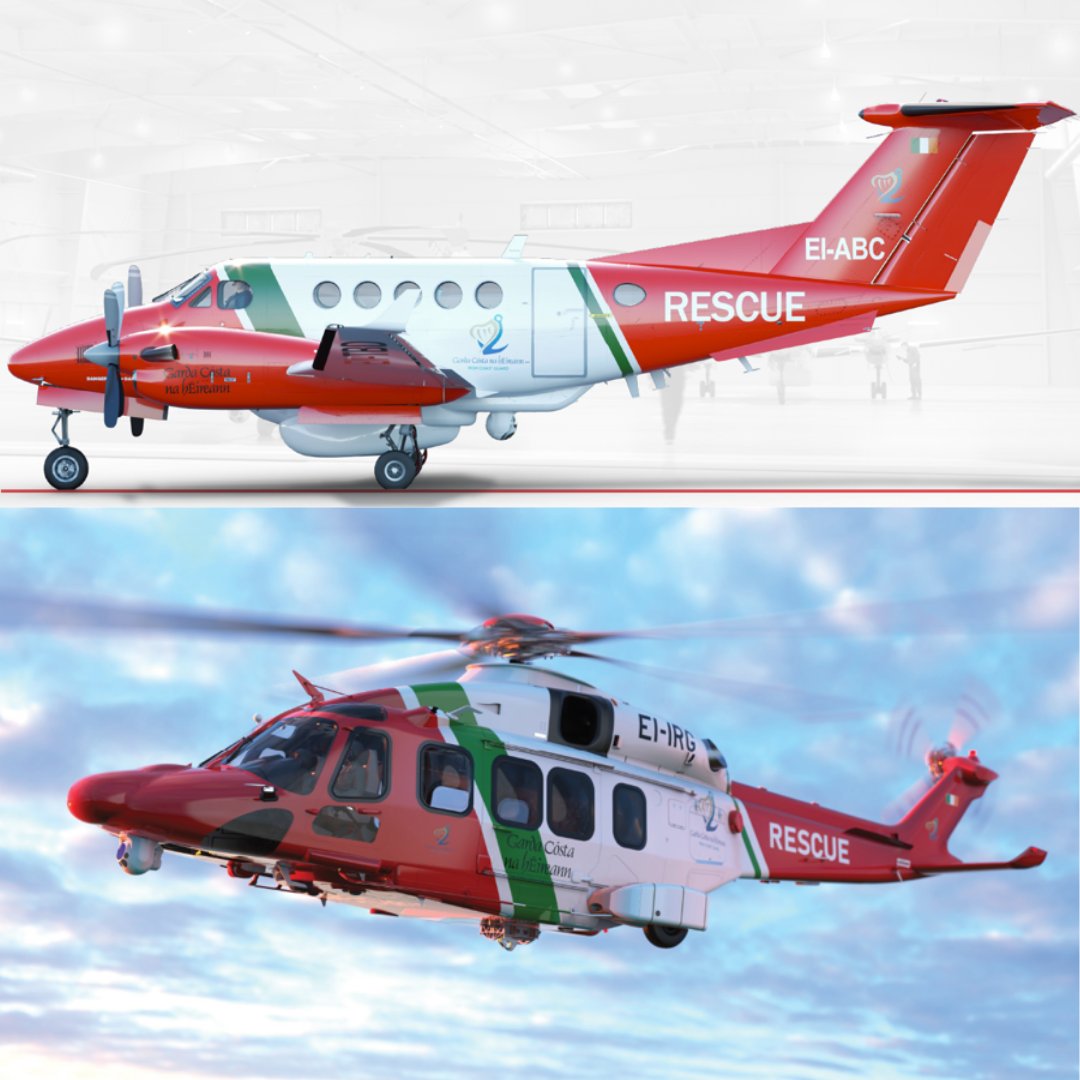 2Excel_Group's tweet image. The new-look livery for the aircraft that will deliver life saving services for the next-generation Irish Coast Guard have been officially unveiled by the Irish Department of Transport.
You can read more about it and get a first glimpse of the livery here: ow.ly/CgF750QCK09