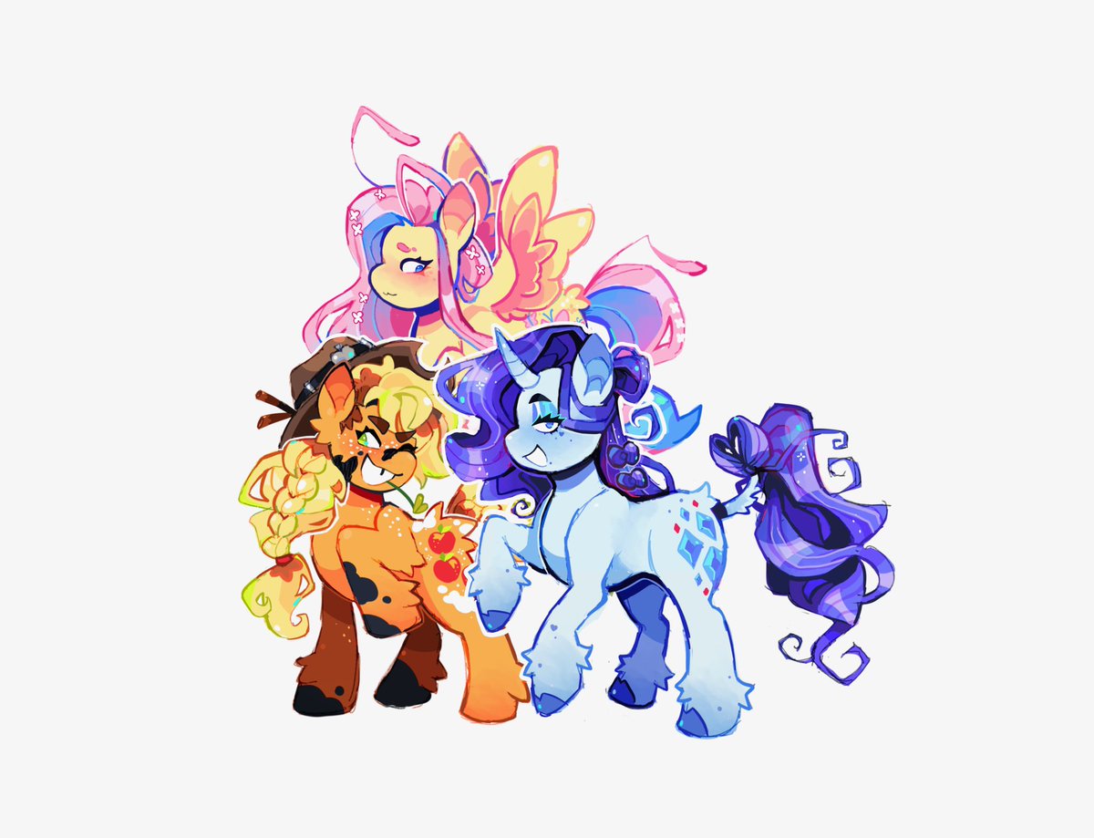 fruitosphere's tweet image. ALSO participated in the mlp redesign thing goin around and it was a blast!! i missed these guys so much!!