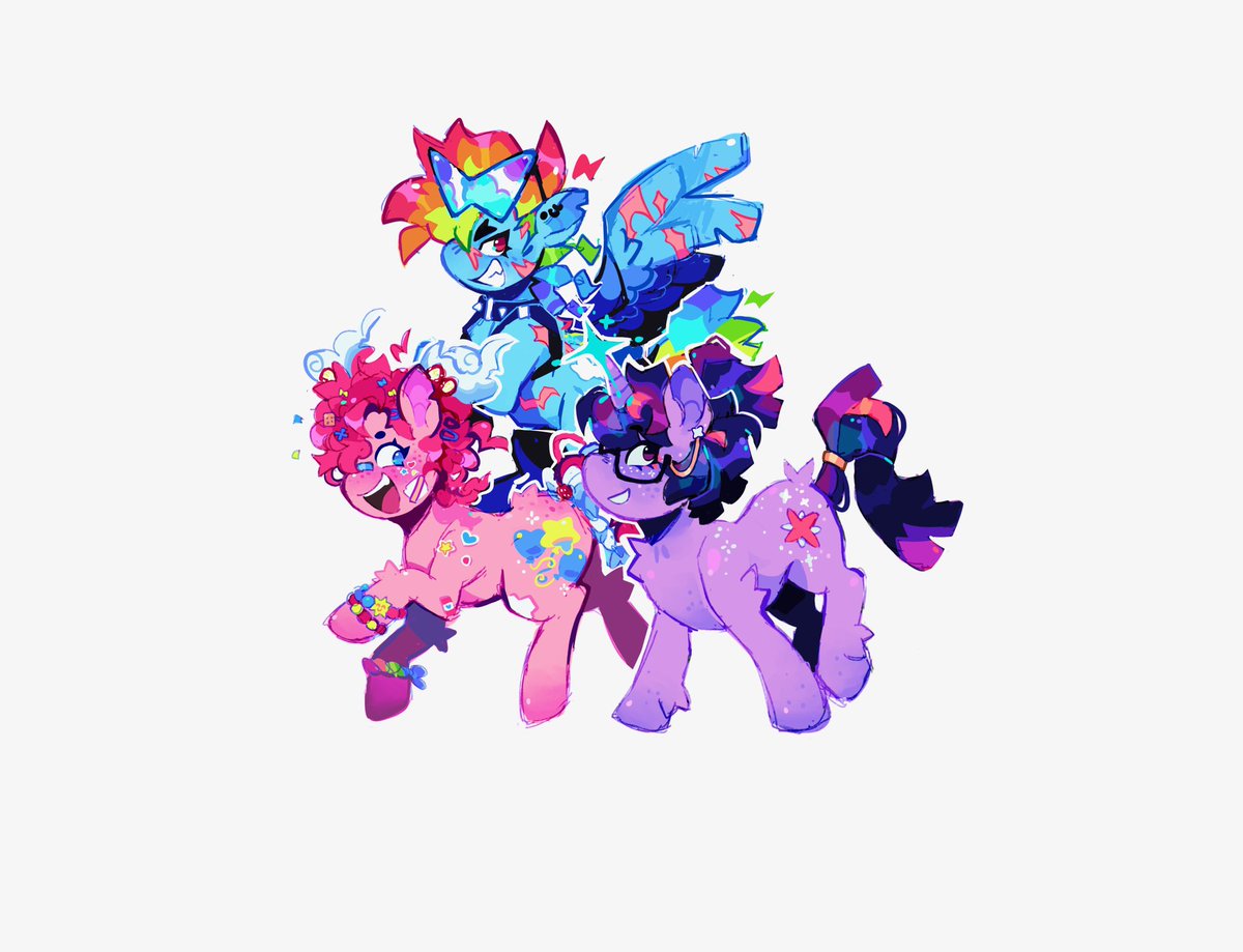 fruitosphere's tweet image. ALSO participated in the mlp redesign thing goin around and it was a blast!! i missed these guys so much!!