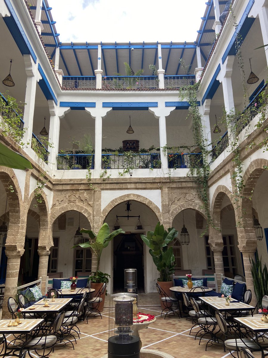 Lunch at Riad Al Madina in Essaouira - because when @Debbie_Travel makes a recommendation, I follow it.