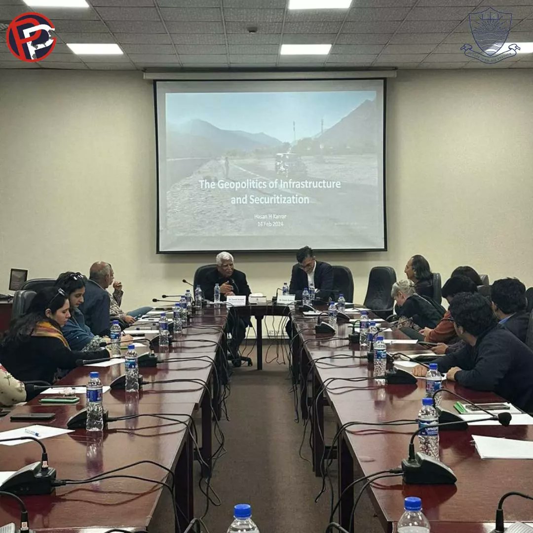 CPPGnews's tweet photo. Centre for Public Policy and Governance hosted a seminar on "Geopolitics of Infrastructure and Securitization" on February 14, 2024. This seminar was an insightful discussion on the political landscape of Gilgit Baltistan. Hasan H. Karar was the key speaker.
#cppg #publicpolicy https://t.co/6EuKvhn24v