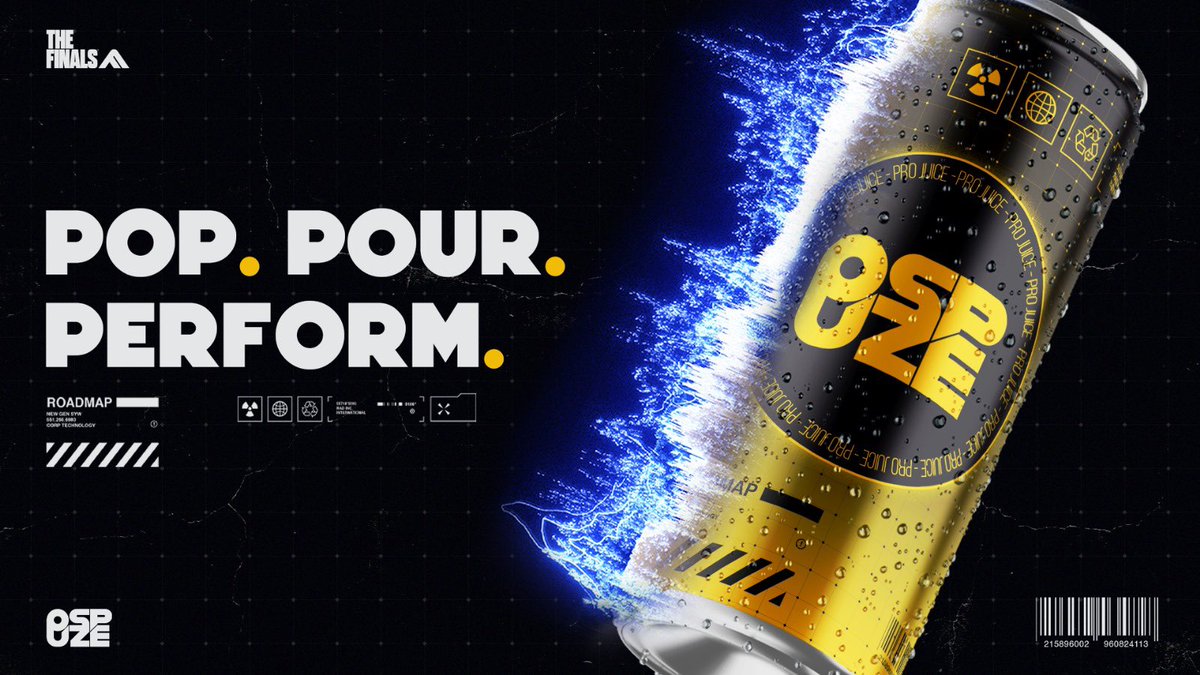 Quentin__hnt's tweet photo. Nouvelle création inspirée de l'univers @reachthefinals, la boisson énergisante "OPSUZE". 🥤
Quand pour une commercialisation @EmbarkStudios ? 👀

Behance : https://t.co/9Q7dXeiLZ1 https://t.co/1sT7BNdNr6